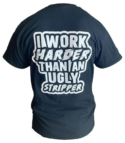 Industrial Radiator T-shirt back slogan