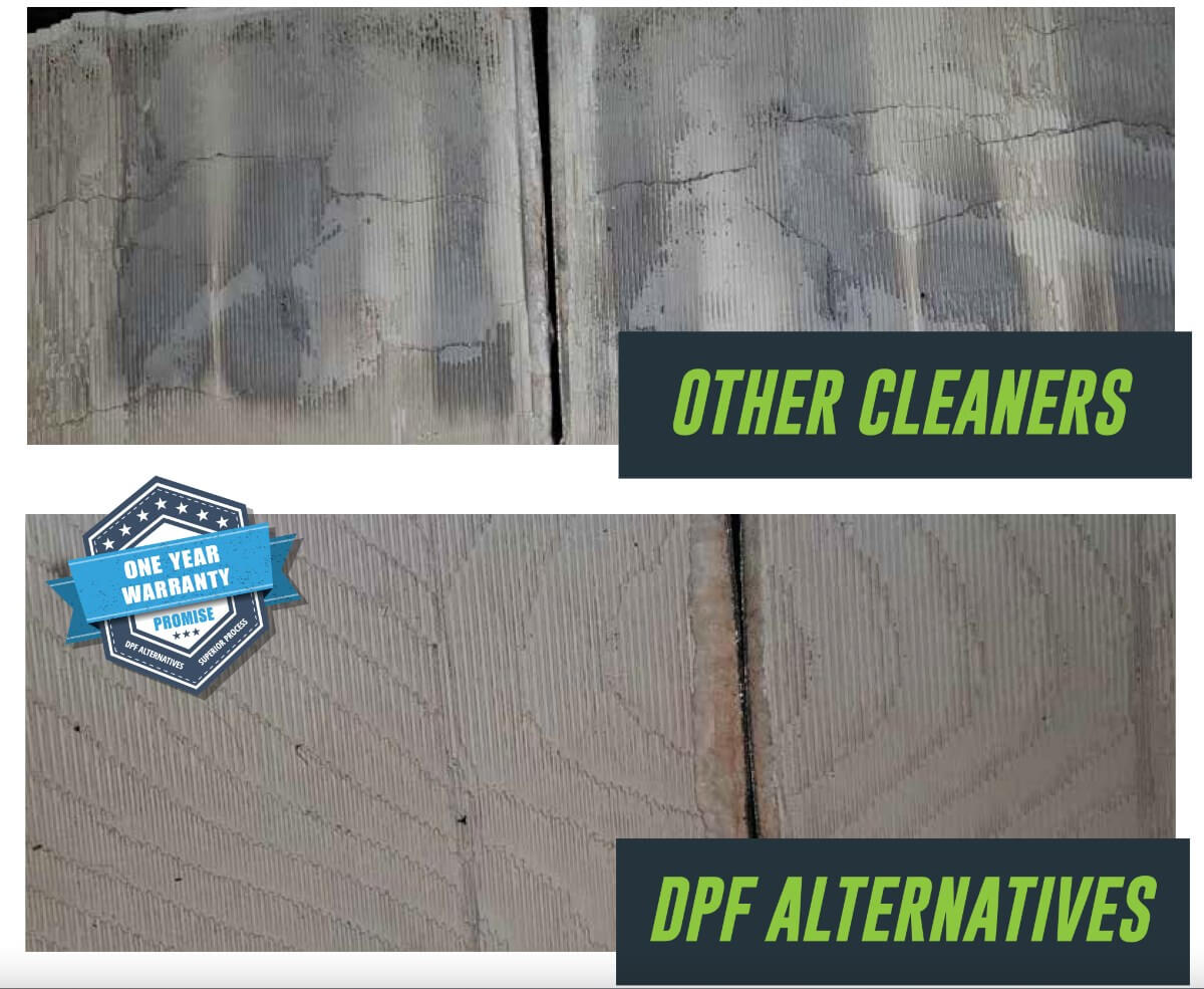 Comparison of DPF cleaning methods