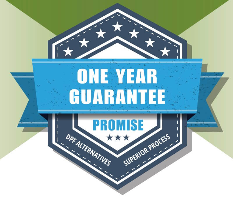 DPF Alternative one year guarantee
